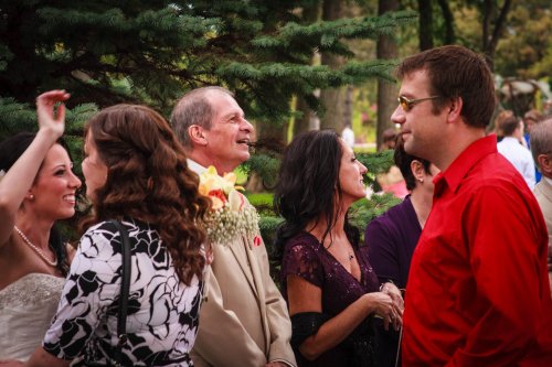 Receiving the guests